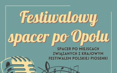 baner z informacją o spacerze