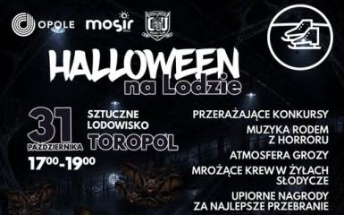 Halloween na lodzie na lodowisku Toropol