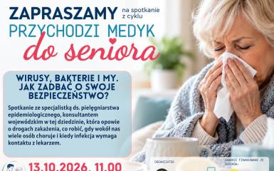 baner wydarzenia, informacje i szczegóły spotkania zostały zawarte w tekście
