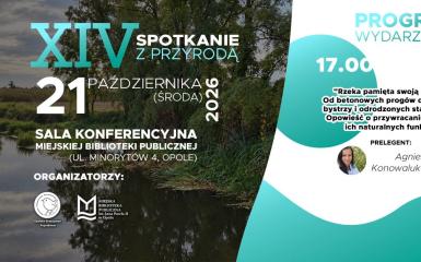 baner wydarzenia, informacje i szczegóły spotkania zostały zawarte w tekście