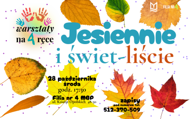 baner wydarzenia, informacje i szczegóły spotkania zostały zawarte w tekście