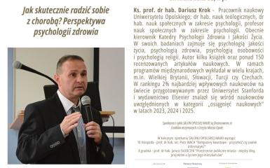 Salon Opolskiej Nauki TPO: Spotkanie z psychologiem o radzeniu sobie z chorobą? w Centrum Aktywizacji Społecznej
