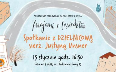 baner wydarzenia, informacje w tekście
