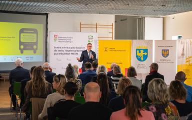 Oficjalnie rozpoczęcie konferencji - przemówienie Przemysława Zycha, Zastępcy Prezydenta Miasta Opola.