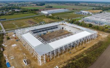 Stadion w budowie