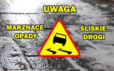 oblodzenie slisko pogoda