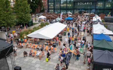 zdjęcie z lotu ptaka - festiwal smaków