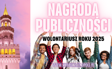 baner z napisem nagroda publicznośći