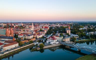 panorama miasta Opola