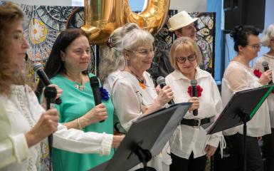 śpiewające seniorki, 4 kobiety