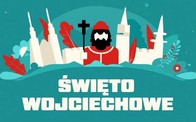 baner z informacją o święcie wojciechowym