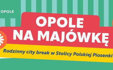 baner informujący o majówce w opolu