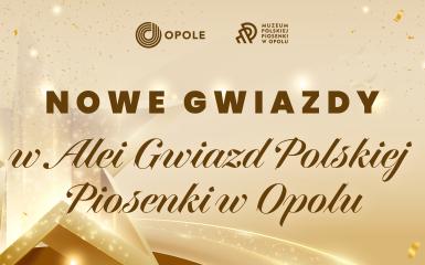 baner informujący o nowych gwiazdach w Alei Gwiazd