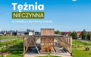 Plakat przedstawiający tężnię solankową