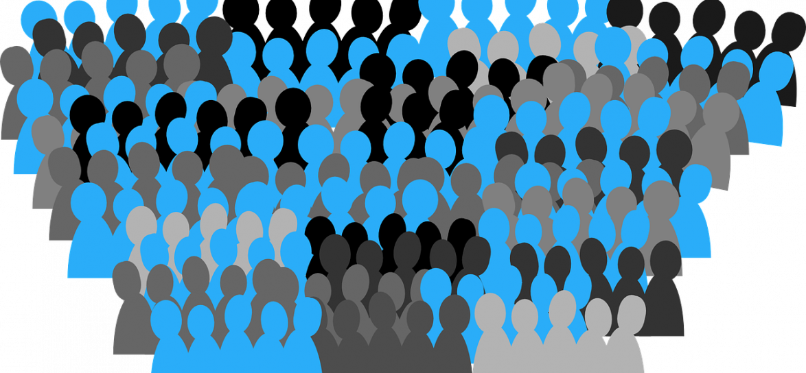 Grafika wektorowa, dużo zarysów postaci