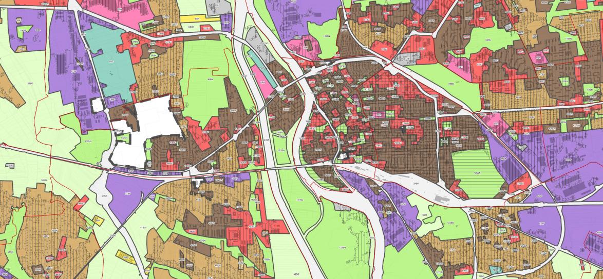 Grafika przedstawiająca plan ogólny Opola