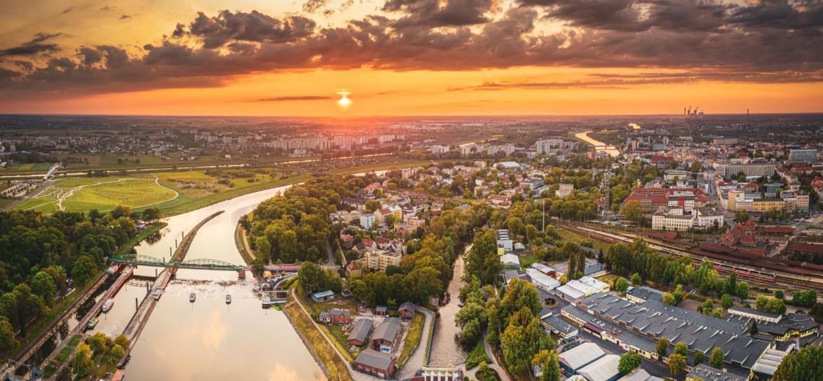 Panorama miasta Opola