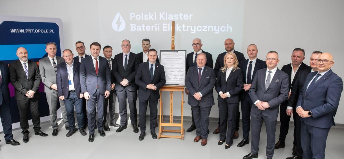 Przedstawiciele Polskiego Klastra Baterii Elektrycznych