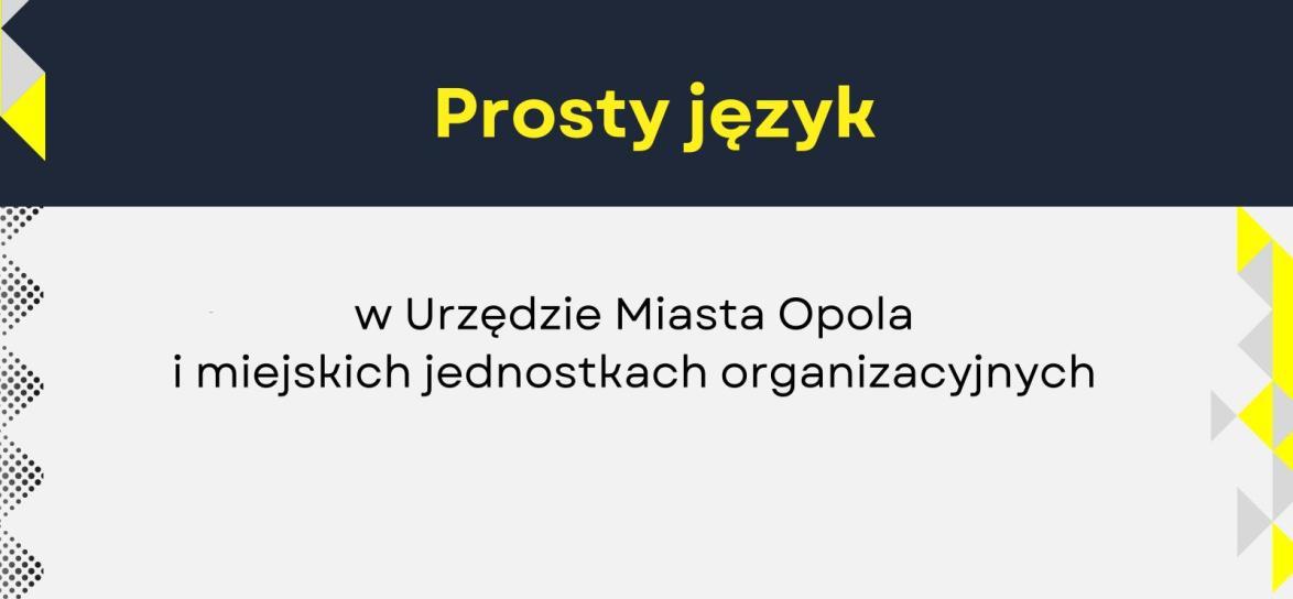grafika prosty język, treść zamieszczona w komunikacie
