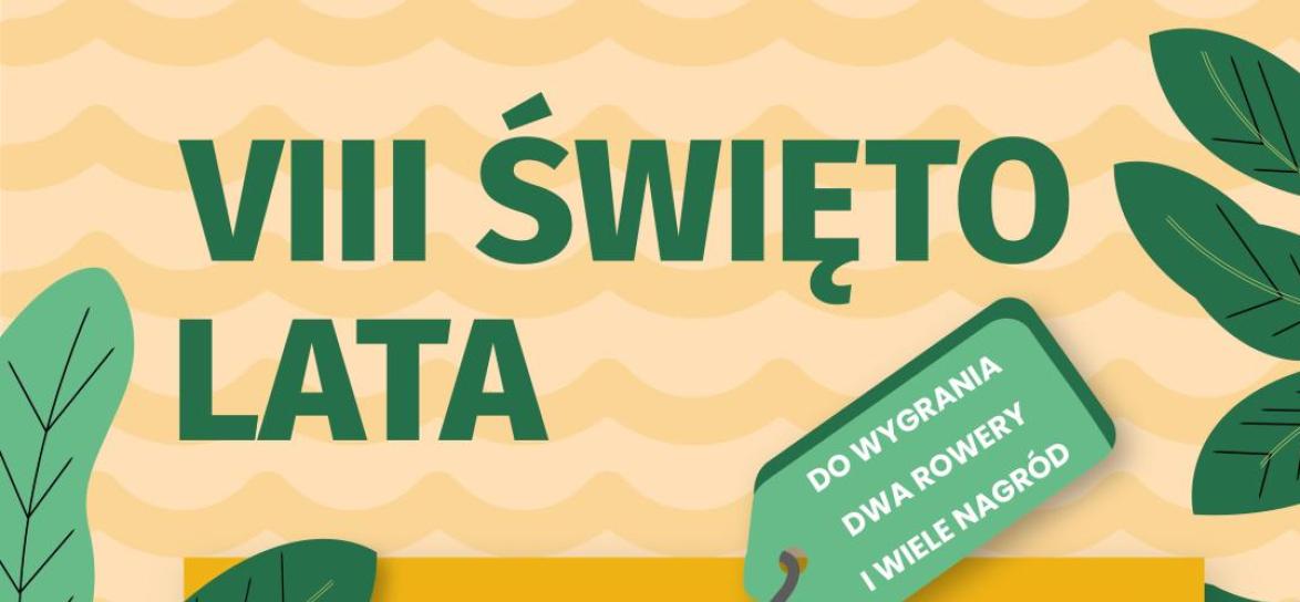 Plakat promujący wydarzenie przedstawiający program. Na plakjacie zamieszczone sa motywy liści.