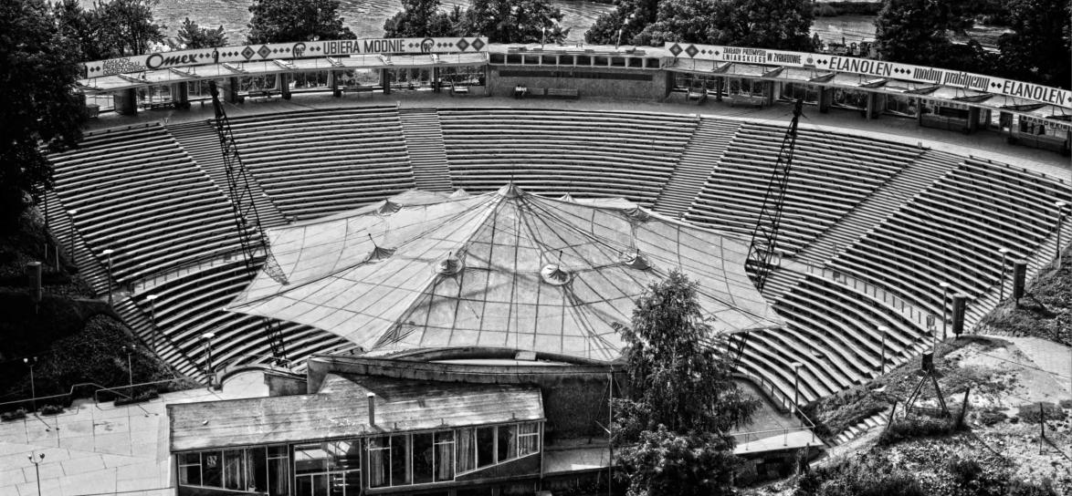 Amfiteatr w roku 1966, fotografia Jerzy Stemplewski