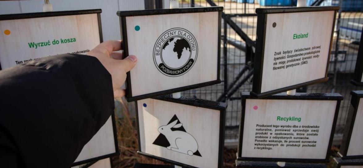 Punkt Selekwtynej Zbiórki Odpadów - urządzenie edukacyjne