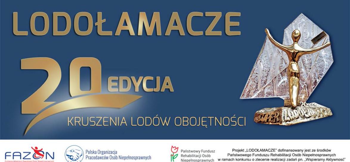 Baner promujący XX edycję Lodołamacze 2025