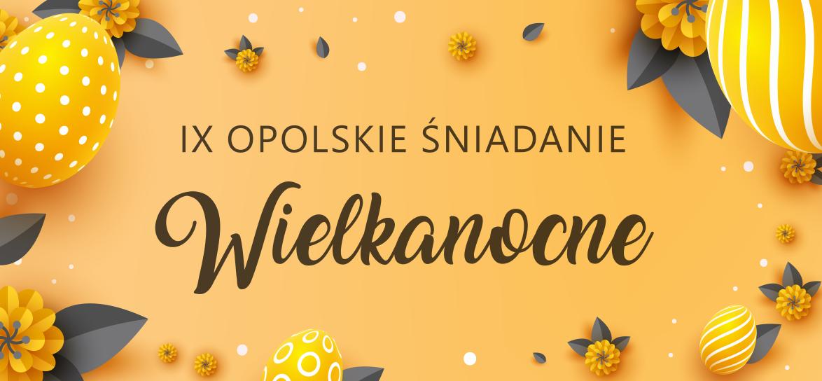 baner informujący o śniadaniu wielkanocnym