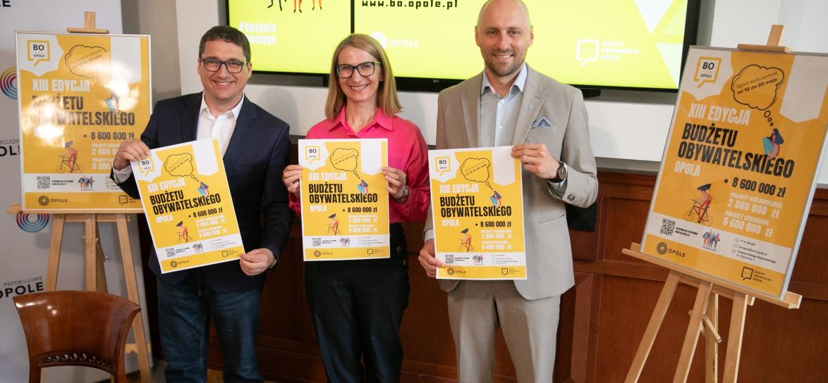 zdjęcie z konferencji prasowej dot. budżetu obywatelskiego