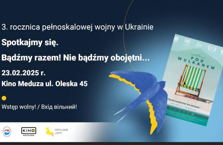 baner wydarzenia, informacje w tekście