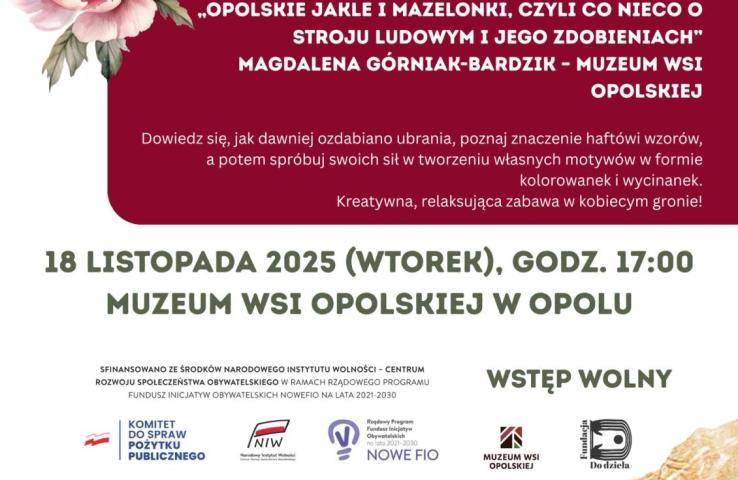 plakat wydarzenia, informacje zawarte w tekście