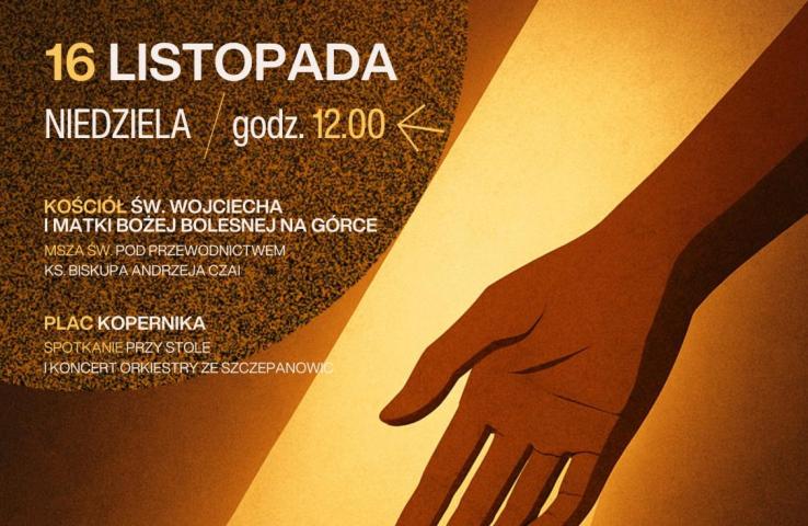 plakat wydarzenia, informacje zawarte w tekście