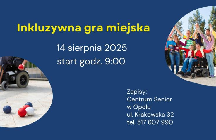 baner wydarzenia, informacje w tekście