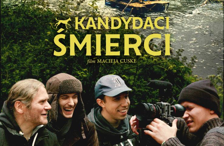 Plakat filmu pt. Kandydaci Śmierci, informacje zostały zawarte w komunikacie