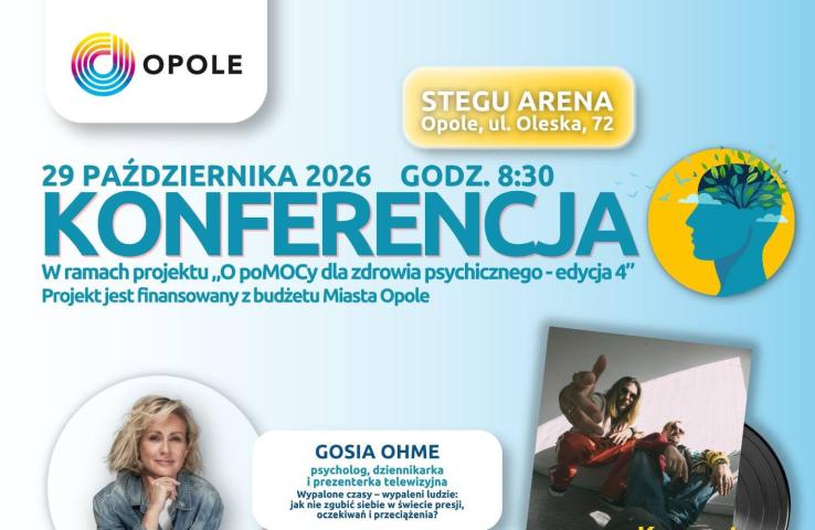 Plakat wydarzenia, informacje zostały zawarte w komunikacie