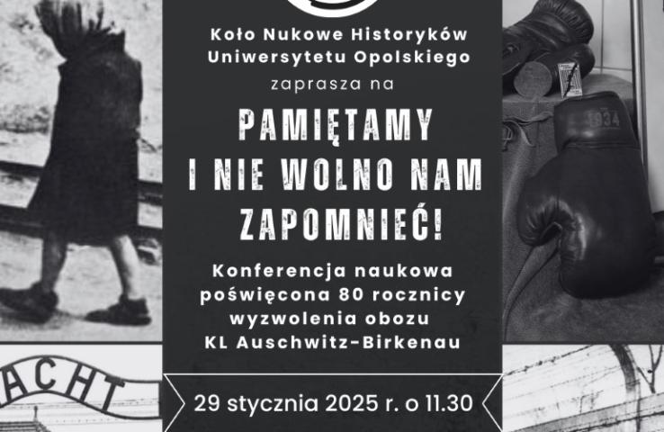 plakat wydarzenia, informacje zawarte w tekście