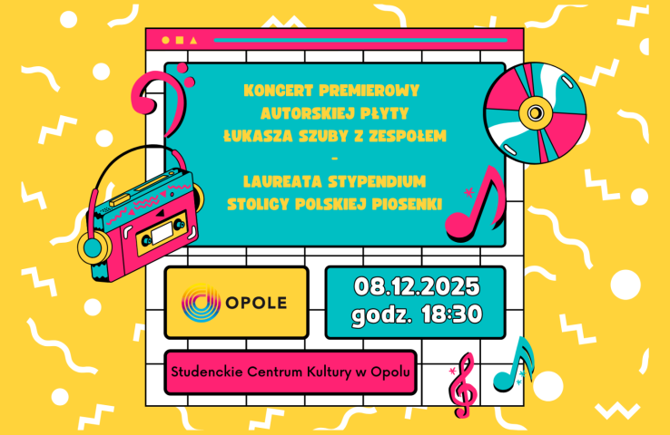 baner wydarzenia, informacje w tekście