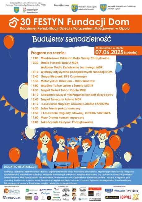 plakat wydarzenia, informacje zawarte w tekście