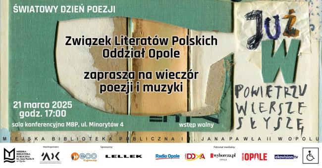 baner wydarzenia, informacje w tekście