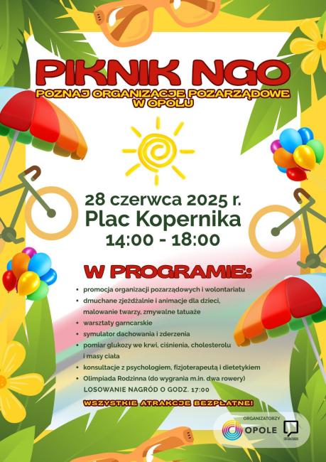 plakat wydarzenia, informacje zawarte w tekście