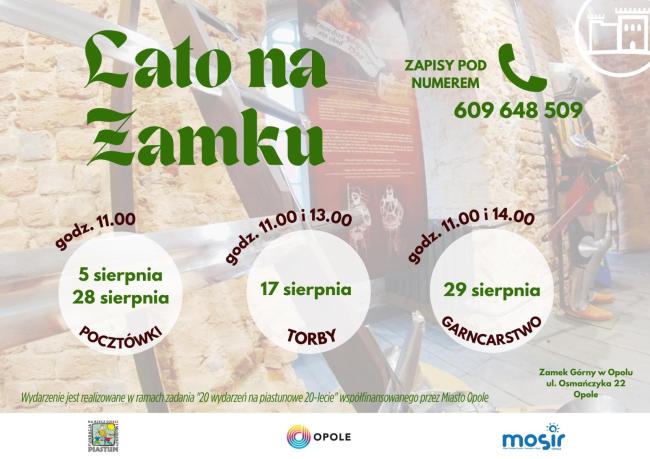 baner wydarzenia, informacje w tekście