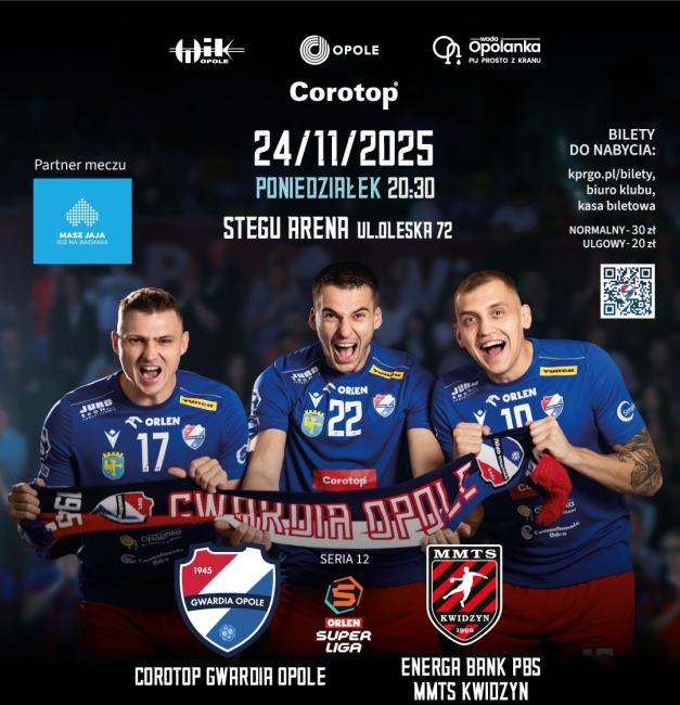 baner wydarzenia, informacje w tekście