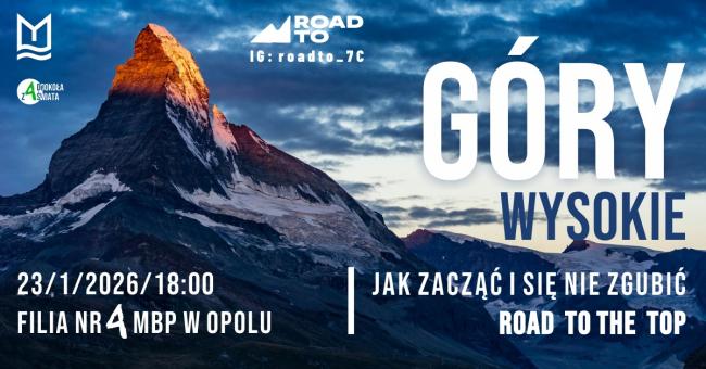 baner wydarzenia, informacje w tekście