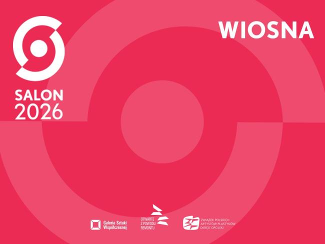 baner wydarzenia pt. Salon Wiosenny 2026, komunikat zawarty w tekście