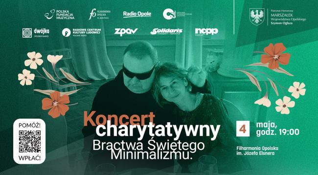 baner wydarzeni pt. koncert charytatywny, informacja zawarte w komunikacie