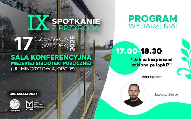 baner wydarzenia, informacje w tekście