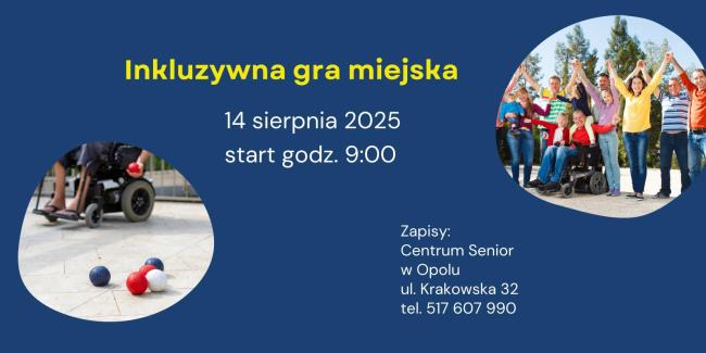 baner wydarzenia, informacje w tekście