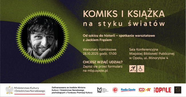 baner wydarzenia, informacje w tekście