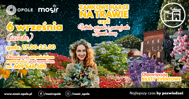 baner wydarzenia, informacje w tekście