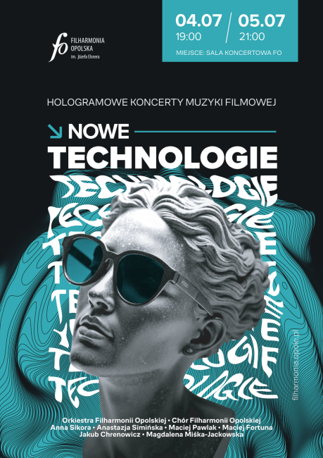 plakat wydarzenia, informacje zawarte w tekście
